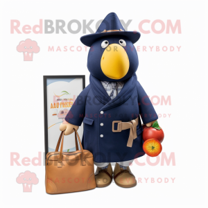 Navy Mango maskot kostume...