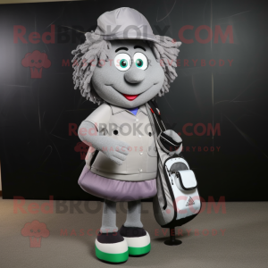 Grijze golftas mascotte...