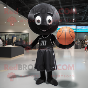 Sort Basketball Ball maskot...