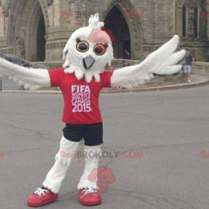 FIFA 2015-hvit uglen-maskot - Fuglemaskot - REDBROKO_01584 - RedBrokoly.com