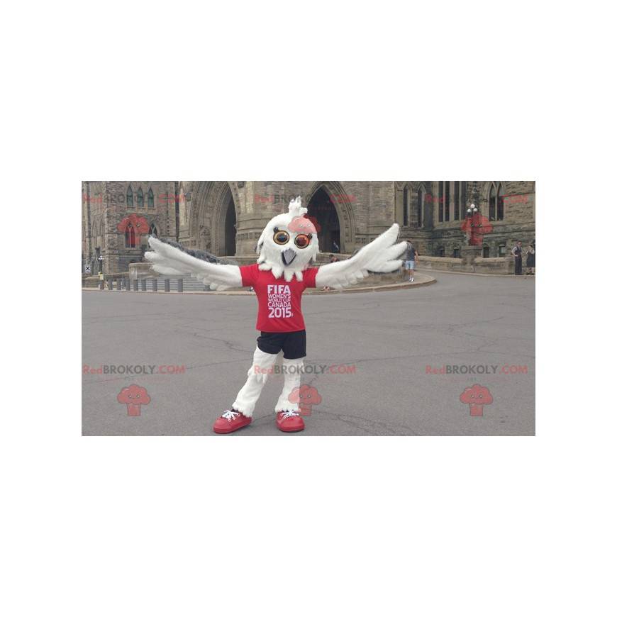 FIFA 2015-hvit uglen-maskot - Fuglemaskot - REDBROKO_01584 - RedBrokoly.com