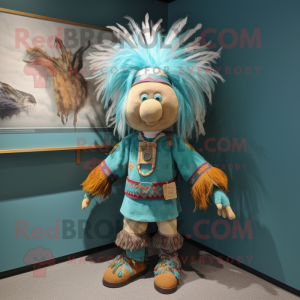 Turquoise Chief mascotte...