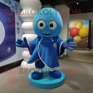 Blue Juggle mascotte...