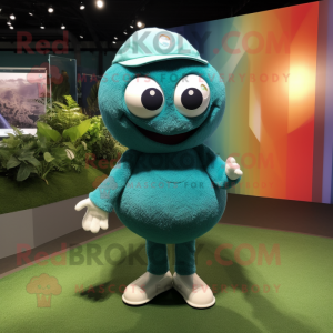 Personagem de mascote Teal...