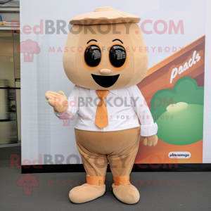 Beige abrikoos mascotte...