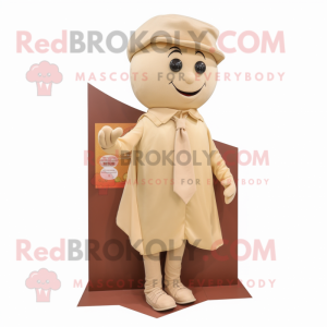 Beige abrikoos mascotte...