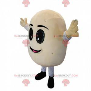 Mascotte de bonbon crème très enjoué - Redbrokoly.com