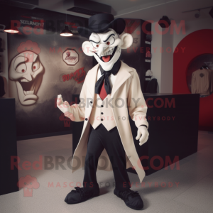 Cream Vampire maskot kostym...