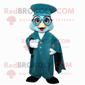 Teal Hourglass maskot...