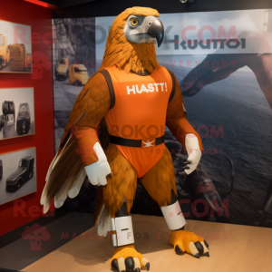 Rust Hawk mascotte kostuum...