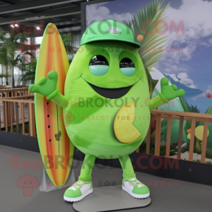 Lime Green Melon mascotte...