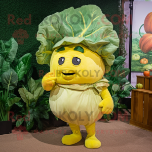 Yellow Cabbage mascotte...