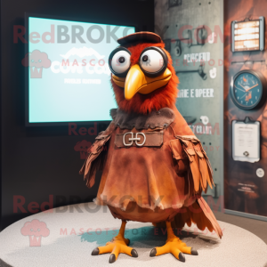 Rust Crow maskot kostume...