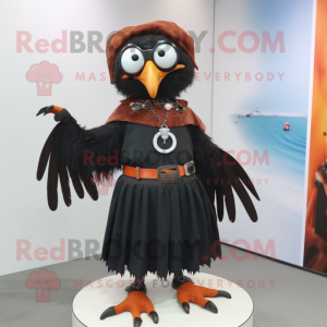 Rust Crow maskot kostume...