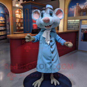 Sky Blue Ratatouille maskot...