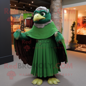 Green Hawk Maskottchen...