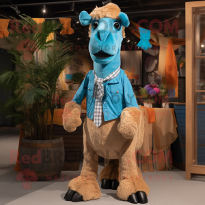 Turquoise Camel mascotte...