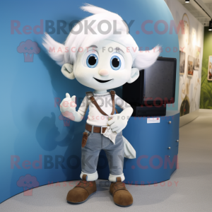 White Elf mascotte kostuum...