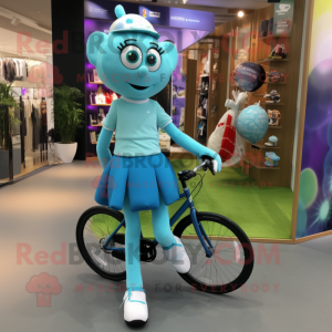 Cyan encyklist maskot...