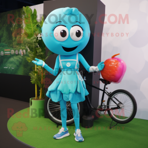 Cyan encyklist maskot...