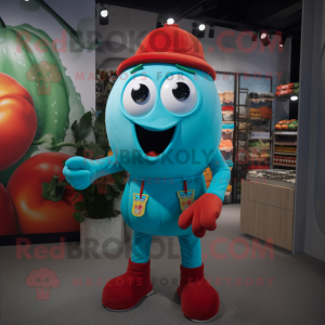 Turquoise Tomato mascotte...