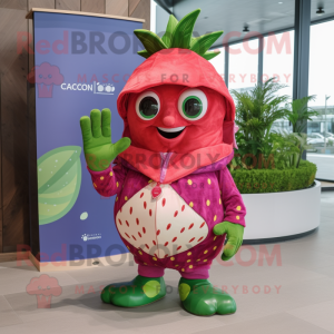 Magenta Strawberry maskot...