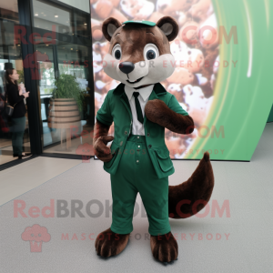 Forest Green Marten maskot...