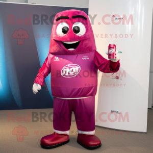 Magenta Soda Can mascotte...