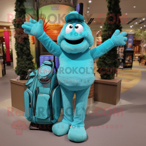 Turkis Golf Bag maskot...