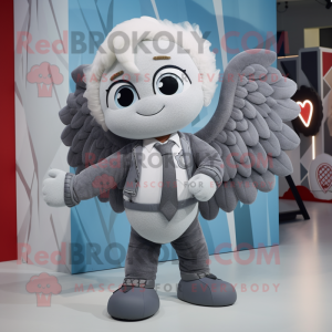 Grijze Cupido mascotte...