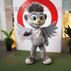 Grijze Cupido mascotte...