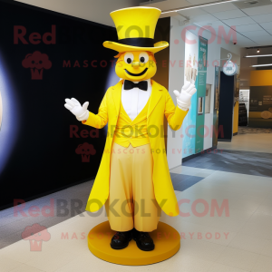 Yellow Ring Master maskot...