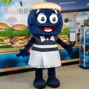 Navy Burgers maskot kostume...