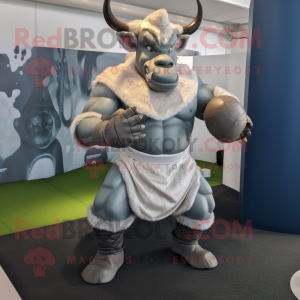 Silver Minotaur maskot...