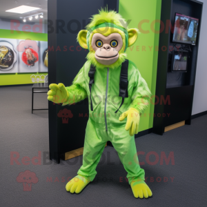 Lime Green Capuchin Monkey...