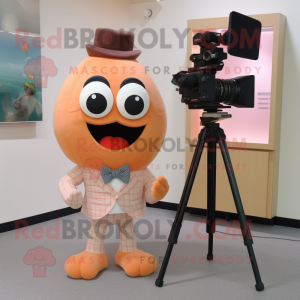 Peach Camera maskot kostume...