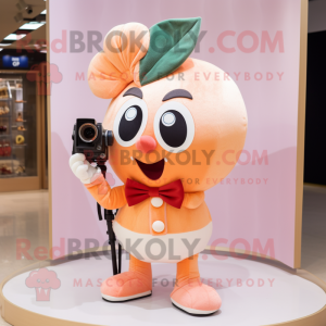 Peach Camera maskot kostume...