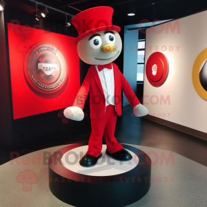 Red Plate Spinner mascotte...