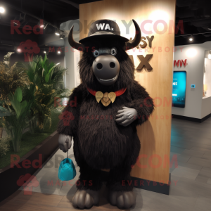 Black Yak maskot...