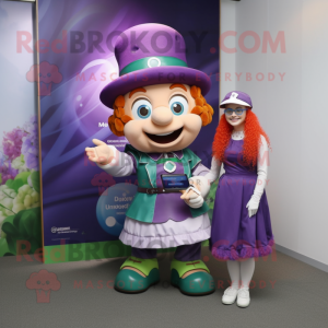Lilla Leprechaun maskot...