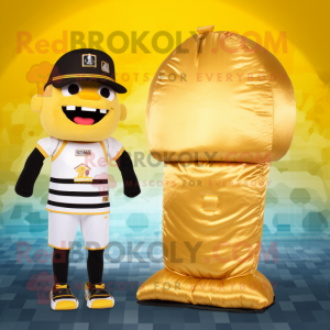 Gold Burgers maskot drakt...