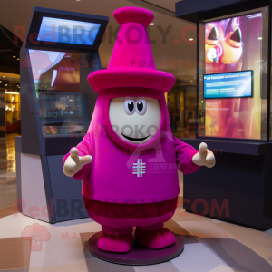 Magenta Hourglass maskot...