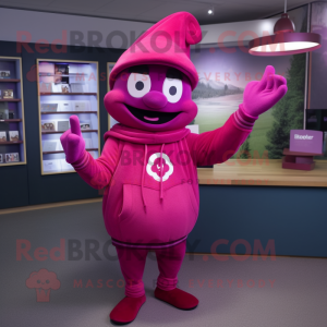 Magenta Hourglass mascotte...