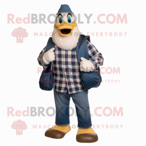 Navy Geese maskot drakt...