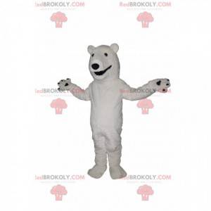 IJsbeermascotte met een brede glimlach - Redbrokoly.com