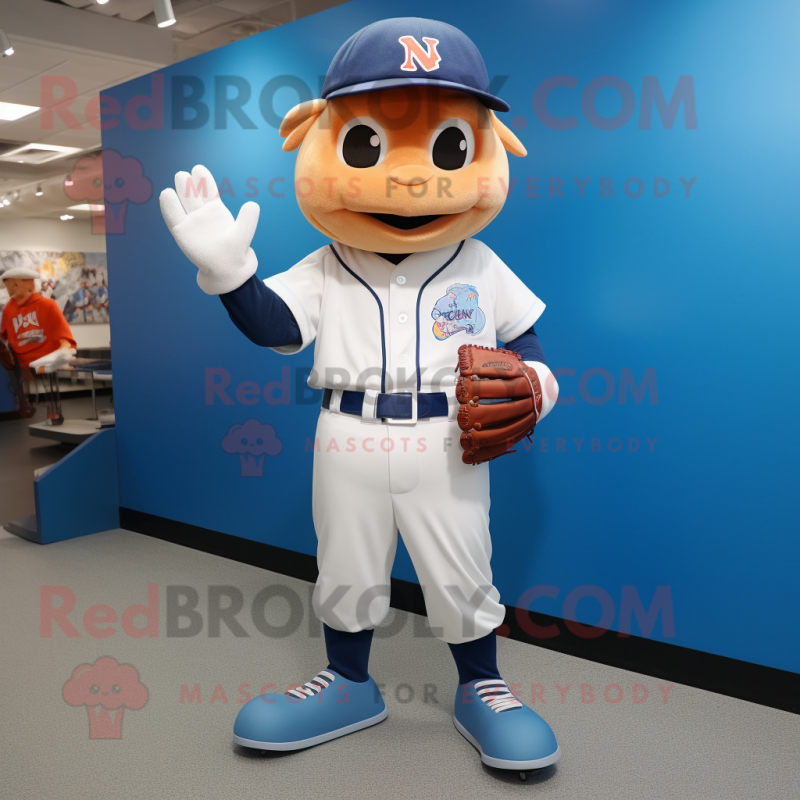 nan Baseball Glove mascot costume character dressed with a Flare Jeans and Anklets nan Baseball Glove mascot costume character dressed with a Flare Jeans and Anklets