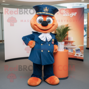 Navy Orange mascotte...