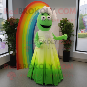 Lime Green Rainbow maskot...