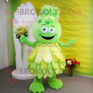 Lime Green Rainbow maskot...