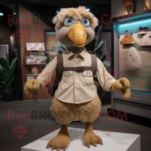 Beige Dodo Bird mascotte...